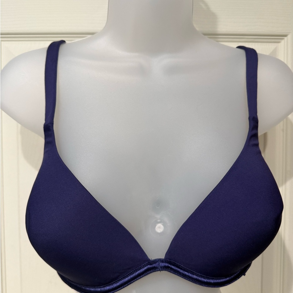 Gilligan & O'Malley Deep Purple lace Trimmed Bra